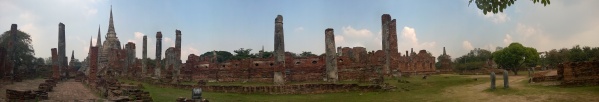 Reruntuhan kota Ayutthaya